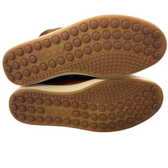 ECCO Women's Soft 7 Tie Fashion Sneaker Cognac 4-4.5 - Picture 8 of 9